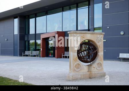 Centre international de commandement des bombardiers ouvert en 2018, le Centre international de commandement des bombardiers (IBCC) est un mémorial et un centre d'interprétation Banque D'Images