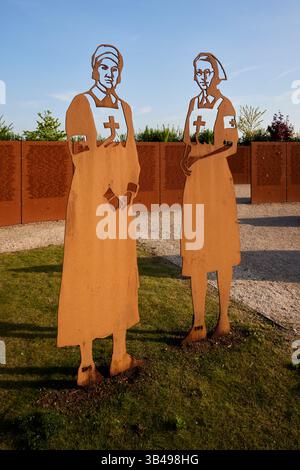 Centre international de commandement des bombardiers Mémorial des femmes en guerre inauguré en 2018, le Centre international de commandement des bombardiers (IBCC) est un mémorial et un interprète Banque D'Images