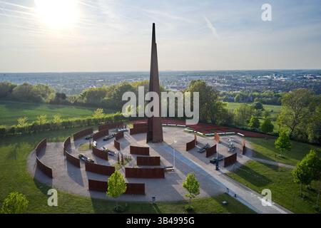 Centre international de commandement des bombardiers ouvert en 2018, le Centre international de commandement des bombardiers (IBCC) est un mémorial et un centre d'interprétation Banque D'Images