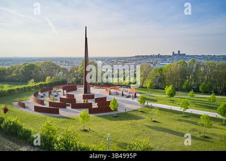 Centre international de commandement des bombardiers ouvert en 2018, le Centre international de commandement des bombardiers (IBCC) est un mémorial et un centre d'interprétation Banque D'Images