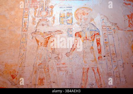 7 avril 2013 - Egypte - L'intérieur du tombeau royal KV2 de Ramsès IV, Vallée orientale des Rois, Louxor (Thèbes), Egypte, Afrique. (Crédit image : © Andrey Nekrasov/ZUMA Wire/ZUMAPRESS.com) Banque D'Images