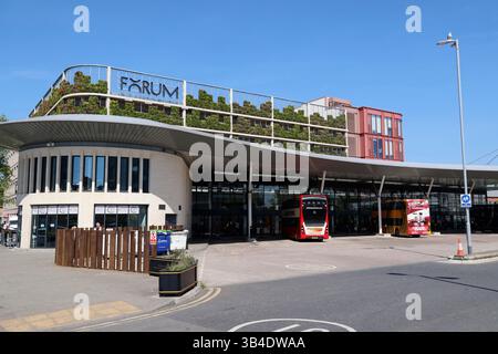 Gloucester transport Hub, Station Road, Gloucester, Gloucestershire, Royaume-Uni Banque D'Images