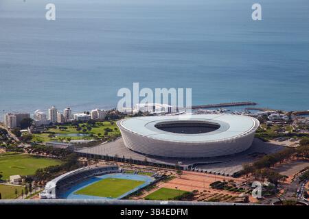 Le stade sportif DHL à Green point, Cape Town, Afrique du Sud Banque D'Images