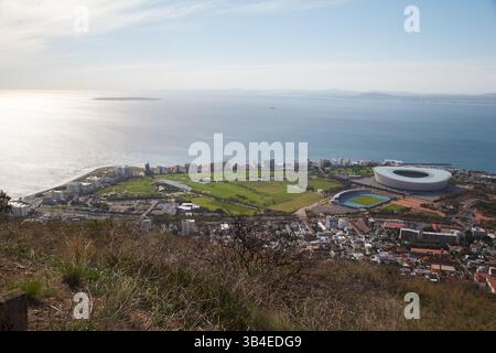 Le stade sportif DHL à Green point, Cape Town, Afrique du Sud Banque D'Images