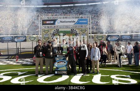 Bristol, TN - 19 mars 2011 : Kyle Busch (18 ans) remporte la course Scotts EZ Seed 300 au Bristol Motor Speedway à Bristol, TN.(image crédit : © ASP/Cal Sport Media/ZUMAPRESS.com) Banque D'Images