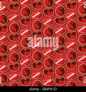 Bonbons au cœur au chocolat. Illustration vectorielle Illustration de Vecteur