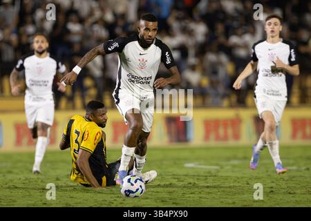 Novo Horizonte, Brésil. 30 avril 2025. SP - NOVO HORIZONTE - 04/30/2025 - BRÉSIL CUP 2025, NOVORIZONTINO x CORINTHIANS - MATHEUZINHO Corinthians joueur lors du match contre Novorizontino au stade Jorge Ismael de Biasi pour la Coupe du Brésil 2025. Photo : Joisel Amaral/AGIF (photo : Joisel Amaral/AGIF/SIPA USA) crédit : SIPA USA/Alamy Live News Banque D'Images