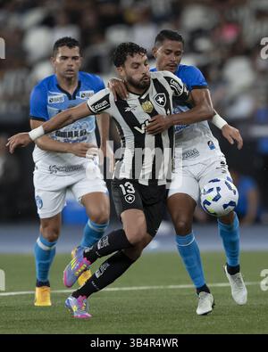 Rio de Janeiro, Brésil. 01 mai 2025. RJ - RIO DE JANEIRO - 04/30/2025 - BRAZIL CUP 2025, BOTAFOGO x CAPITAL - Alex telles joueur pour Botafogo lors du match contre Capital au stade Engenhao pour le championnat de la Coupe du Brésil 2025. Photo : Jorge Rodrigues/AGIF crédit : AGIF/Alamy Live News Banque D'Images