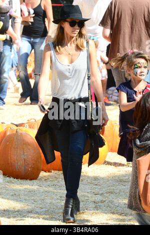 Jessica Alba et ses filles Honor au Pumpkin Patch à Beverly Hills, Californie - 20 octobre 2013 FAMOUS PICTURES AND FEATURES AGENCY 13 HARWOOD ROAD LONDON SW6 4QP ROYAUME-UNI tel +44 (0) 20 7731 9333 fax +44 (0) 20 7731 9330 e-mail info@famous.uk.com www.famous.uk.com FAM50218 Banque D'Images