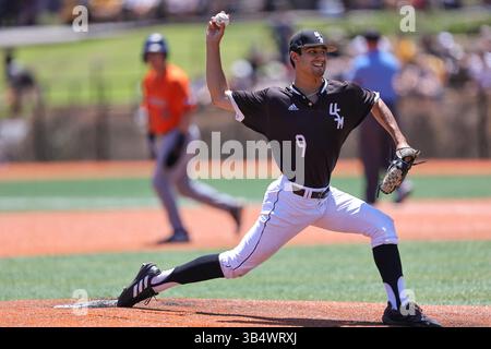 27 mai 2022 : Isaiah Rhodes (9 ans), lanceur du sud du Miss., lance lors d'un match de baseball universitaire, entre Southern Miss et UTSA lors de la Conference USA Baseball Championships au Pete Taylor Park, Hattiesburg, Mississippi. Bobby McDuffie/CSM (image crédit : © Bobby McDuffie/CSM via ZUMA Press Wire) Banque D'Images