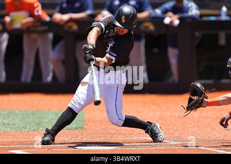 27 mai 2022 : Reece Ewing (38), joueur du Southern Miss., lors d'un match de baseball universitaire, entre Southern Miss et UTSA lors de la Conference USA Baseball Championships au Pete Taylor Park, Hattiesburg, Mississippi. Bobby McDuffie/CSM (image crédit : © Bobby McDuffie/CSM via ZUMA Press Wire) Banque D'Images