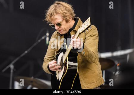 27 mai 2022, Napa, CA, États-Unis : Britt Daniel - Spoon se produit lors du BottleRock Napa Valley 2022 à Napa Valley Expo le 27 mai 2022 à Napa, Californie. (Crédit image : © imageSPACE via ZUMA Press Wire) Banque D'Images
