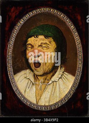 Cette peinture à l'huile, également attribuée à Pieter Brueghel le jeune, intitulée « The Yawner », représente un personnage bâillant, capturant un moment de trivialité humaine dans une lumière humoristique. La pièce a été créée après 1616 et reflète l'accent mis par Brueghel sur la nature humaine et la vie quotidienne à travers compris Banque D'Images
