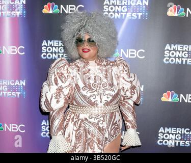 11 avril 2022, Los Angeles, CA, États-Unis : LOS ANGELES - 11 APR : mari au concours américain de la chanson semaine 4 tapis rouge à Universal Studios le 11 avril 2022 à Los Angeles, CA (crédit image : © Kathy Hutchins via ZUMA Press Wire) Banque D'Images