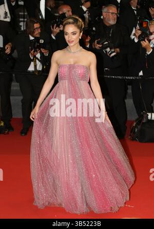 23 mai 2022, CANNES, FRANCE : Denise Capezza assiste à la projection de ''crimes of the future'' lors du 75e festival annuel de Cannes au Palais des Festivals le 23 mai 2022 à Cannes, France. (Crédit image : © imageSPACE via ZUMA Press Wire) Banque D'Images