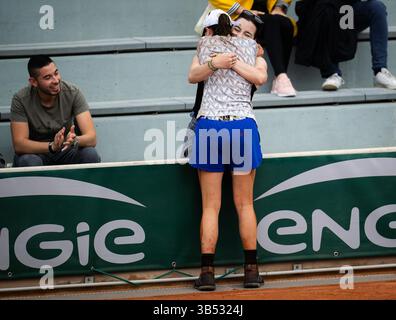 20 mai 2022, PARIS, FRANCE : Fernanda Contreras Gomez, mexicaine, en action lors de la phase finale des qualifications du tournoi de tennis Roland Garros Grand Chelem 2022 (crédit image : © Rob Prange/AFP7 via ZUMA Press Wire) Banque D'Images