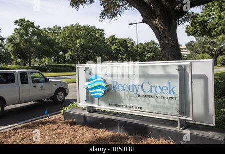27 avril 2022, Orlando, FL, USA : Reedy Creek dans le comté d'Orange, Floride, le 27 avril 2022. (Crédit image : © Willie J. Allen Jr/Orlando Sentinel/TNS via ZUMA Press Wire) Banque D'Images