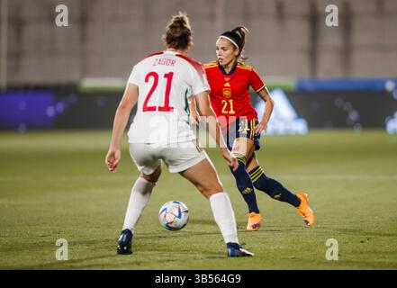 2 septembre 2022, Madrid, Espagne : Claudia Zornoza, de l'Espagne, lors du match de qualification du groupe B de la Coupe du monde féminine de la FIFA 2023 entre l'Espagne et la Hongrie à Ciudad del Futbol de Las Rozas le 02 septembre 2022 à Madrid, Espagne (crédit image : © mg/DAX via ZUMA Press Wire) Banque D'Images