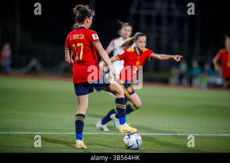 2 septembre 2022, Madrid, Espagne : Lucia Garcia, de l'Espagne, lors du match de qualification du groupe B de la Coupe du monde féminine de la FIFA 2023 entre l'Espagne et la Hongrie à Ciudad del Futbol de Las Rozas le 2 septembre 2022 à Madrid, Espagne (crédit image : © mg/DAX via ZUMA Press Wire) Banque D'Images