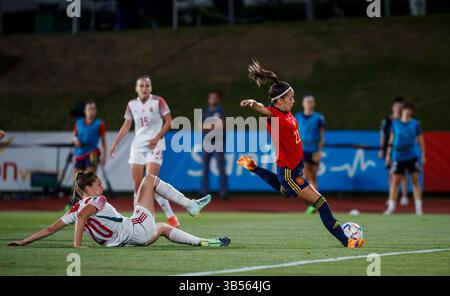 2 septembre 2022, Madrid, Espagne : Claudia Zornoza, de l'Espagne, lors du match de qualification du groupe B de la Coupe du monde féminine de la FIFA 2023 entre l'Espagne et la Hongrie à Ciudad del Futbol de Las Rozas le 02 septembre 2022 à Madrid, Espagne (crédit image : © mg/DAX via ZUMA Press Wire) Banque D'Images