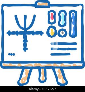 graphique geek icône doodle signe d'illustration Illustration de Vecteur