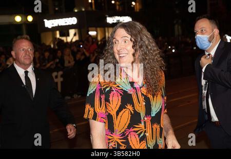 8 septembre 2022, Toronto, ON, Canada : Weird Al Yankovich assiste à la première de ''Weird : The Al Yankovic Story'' lors du Festival international du film de Toronto 2022 au Royal Alexandra Theatre le 8 septembre 2022 à Toronto, Ontario. (Crédit image : © imageSPACE via ZUMA Press Wire) Banque D'Images