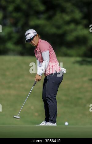 23 septembre 2022, Rogers, Arkansas, États-Unis : NASA HATAOKA place lors de la première manche du Walmart Northwest Arkansas Championship au Pinnacle Country Club. (Crédit image : © Brent Soule/ZUMA Press Wire) Banque D'Images
