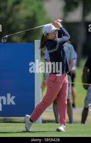 23 septembre 2022, Rogers, Arkansas, États-Unis : AYAKA furue conduit lors de la première manche du Walmart Northwest Arkansas Championship au Pinnacle Country Club. (Crédit image : © Brent Soule/ZUMA Press Wire) Banque D'Images