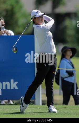 23 septembre 2022, Rogers, Arkansas, États-Unis : YUKA SASO conduit lors de la première manche du Walmart Northwest Arkansas Championship au Pinnacle Country Club. (Crédit image : © Brent Soule/ZUMA Press Wire) Banque D'Images