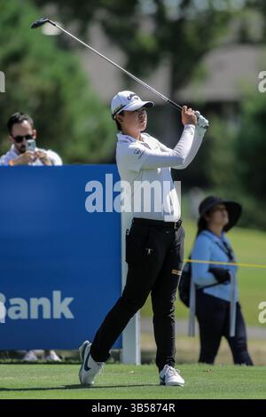 23 septembre 2022, Rogers, Arkansas, États-Unis : YUKA SASO conduit lors de la première manche du Walmart Northwest Arkansas Championship au Pinnacle Country Club. (Crédit image : © Brent Soule/ZUMA Press Wire) Banque D'Images