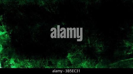 fond de cuivre oxydé métallique dans le ton de couleur vert foncé. fond de texture rouillée métallique vert émeraude. vieilles taches de rouille vert foncé vintage Banque D'Images