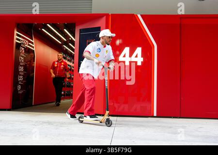 Miami, États-Unis. 02 mai 2025. Lewis Hamilton (GBR), Ferarri, #44 crédit : Independent photo Agency/Alamy Live News Banque D'Images