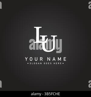 Logo vectoriel LU initial - modèle élégant de monogramme pour lettre l et U pour votre entreprise Illustration de Vecteur