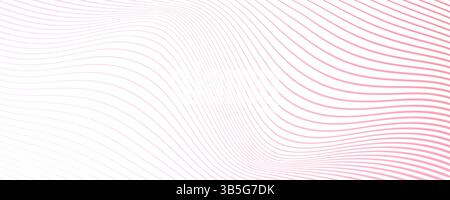 Motif de grille minimaliste avec des lignes roses pâles sur fond blanc. Design géométrique élégant et propre avec des grilles se chevauchant, des structures linéaires, et Illustration de Vecteur