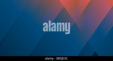 Bleu foncé, marron et rouge abstrait illuminé flou dégradé surface, texture - lignes croisées inclinées motif avec lumières faibles - arrière-plan à grande échelle - Desi Illustration de Vecteur