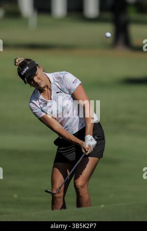 23 septembre 2022, Rogers, Arkansas, États-Unis : LEXI THOMPSON passe sur le green lors de la première manche du Walmart Northwest Arkansas Championship au Pinnacle Country Club. (Crédit image : © Brent Soule/ZUMA Press Wire) Banque D'Images