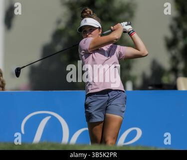 23 septembre 2022, Rogers, Arkansas, États-Unis : FATIMA FERNANDEZ CANO s'est envolée lors de la première manche du Walmart Northwest Arkansas Championship au Pinnacle Country Club. (Crédit image : © Brent Soule/ZUMA Press Wire) Banque D'Images