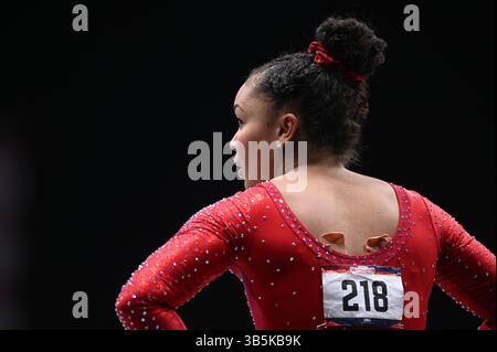 21 août 2022, Tampa, Floride, États-Unis : KONNOR MCCLAIN en action lors de la deuxième journée de compétition qui s'est tenue à l'Amalie Arena de Tampa, Floride. (Crédit image : © Amy Sanderson/ZUMA Press Wire) Banque D'Images
