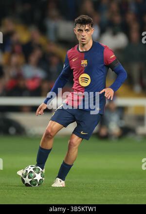 Barcelone, Espagne. 30 avril 2025. Pedri du FC Barcelone lors du match FC Barcelone vs Internazionale UEFA Champions League à l'Estadi Olimpic Luis Companys, Barcelone. Le crédit photo devrait se lire : Jonathan Moscrop/Sportimage crédit : Sportimage Ltd/Alamy Live News Banque D'Images