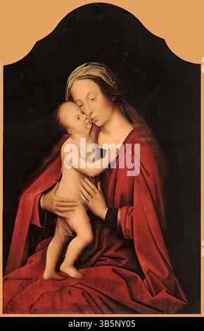 ISENBRANT, Adriaen (né vers 1490, Bruges, d. 1551, Bruges) Vierge et enfant 1520s panneau de chêne, 107,5 x 69 cm Musée des Beaux-Arts, Budapest la composition de cette peinture est d'origine byzantine. Il a été renouvelé par Gérard David et imité par Isenbrant et Ambrosius Benson. --- mots-clés : ------------- Auteur : ISENBRANT, Adriaen titre : Vierge et enfant chronologie : 1501-1550 École : flamande forme : peinture type : religieux Banque D'Images