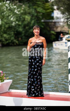 3 septembre 2022, Venise, Lombardie, Italie : VENISE, ITALIE - 03 SEPTEMBRE : Roberta Giarrusso arrive à l'Hôtel Excelsior lors du 79ème Festival international du film de Venise le 03 septembre 2022 à Venise, Italie. (Crédit image : © Stefanos Kyriazis/ZUMA Press Wire) Banque D'Images