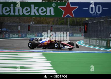 Miami, États-Unis. 02 mai 2025. Lors de l'entraînement au Grand Prix de formule 1 Crypto.com de Miami à Miami International Autodrome le 2 mai 2025 à Miami, Floride. (Photo de JC Ruiz/Sipa USA) crédit : Sipa USA/Alamy Live News Banque D'Images