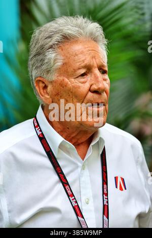 Miami, États-Unis. 02 mai 2025. Mario Andretti (États-Unis). 02.05.2025. Formula 1 World Championship, Rd 6, Miami Grand Prix, Miami, Floride, États-Unis, Journée de qualification de sprint. Le crédit photo devrait se lire : XPB/Alamy Live News. Banque D'Images