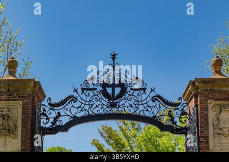 Cambridge, ma, États-Unis - 1er mai 2025 : campus de cette université privée de recherche Ivy League. Banque D'Images