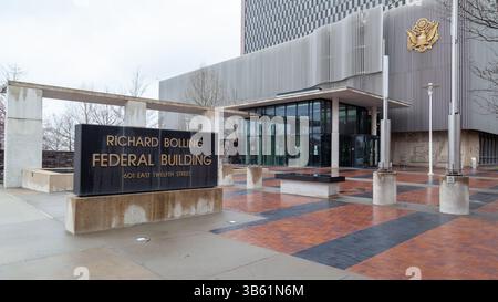 Richard Bolling Federal Building à Kansas City, Missouri, États-Unis Banque D'Images