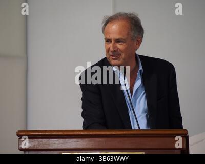 30 mars 2016, Lima, Lima, Pérou : Alfredo, Barnechea, candidat à la présidence, dans une conférence de presse au bâtiment des Nations Unies à Lima (crédit image : © Carlos Garcia Granthon/ZUMA Press Wire) Banque D'Images