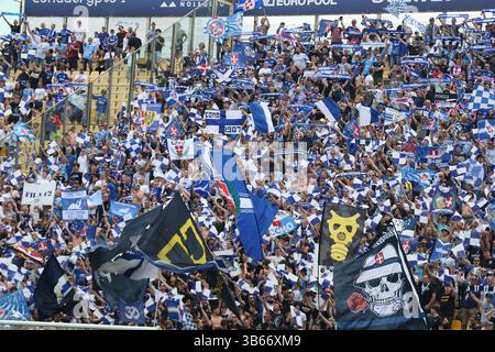 Parme, Italie. 03 mai 2025. Pré-match lors du match de football Serie A Enilive entre Parme et Côme au stade Ennio Tardini de Parme, samedi 3 mai 2025. Sport - Football. (Photo de Gianni Santandrea/LaPresse) crédit : LaPresse/Alamy Live News Banque D'Images