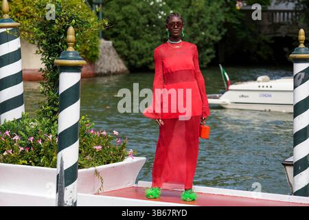 1er septembre 2022, Venise, Italie : Jodie Turner-Smith est vue lors du 79e Festival international du film de Venise au Darsena Excelsior à Venise. (Crédit image : © Stefano Costantino/SOPA images via ZUMA Press Wire) Banque D'Images
