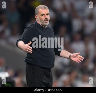 Londres, Royaume-Uni. 01 mai 2025. Tottenham Hotspur v Bodø/Glimt - UEFA Europa League - demi-finale - Tottenham Hotspur Stadium. Tottenham Manager Ange Postecoglou. Crédit photo : Mark pain / Alamy Live News Banque D'Images