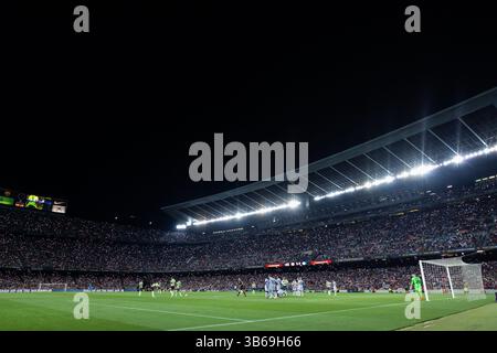 24 août 2022, Barcelone, Espagne : vue générale lors du match amical bénéfique pour lever des fonds pour ELA entre le FC Barcelone et Manchester City au Spotify Camp Nou à Barcelone, Espagne. (Crédit image : © Gerard Franco/DAX via ZUMA Press Wire) Banque D'Images